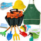 Doiaz Kidz Gardening Set -Real Metal Gardening Tools Kit for Childrenz Includes Sturdy