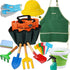 Doiaz Kidz Gardening Set -Real Metal Gardening Tools Kit for Childrenz Includes Sturdy