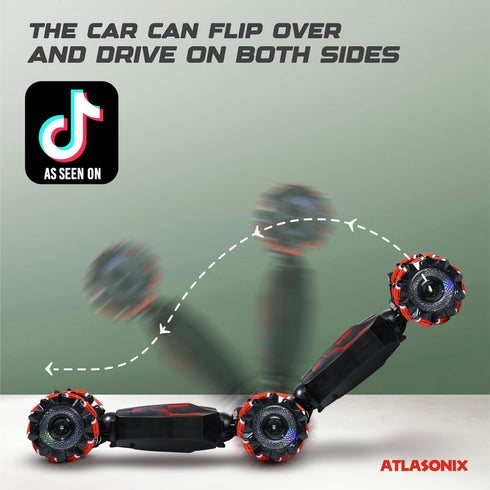 Gesture Controlled RC Car, Wireless 4WD Hand Remote Sensing Stunt Vehicle, Cool Toy for Boys Girls, High-Speed