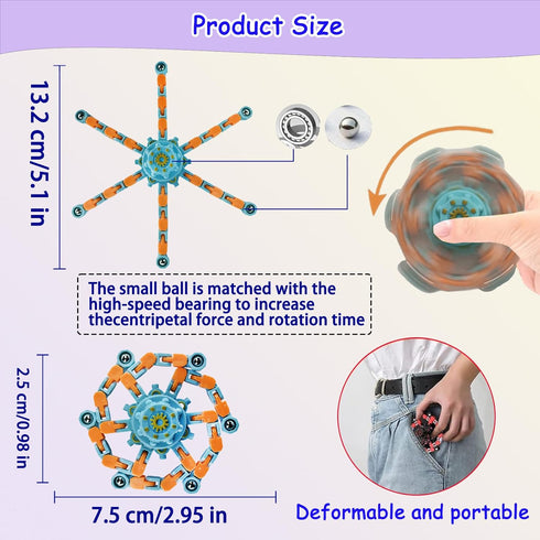 Sqlhrke 20 Pcs Fidget Spinner Toys Party Favors Easter Basket Goodie Bag Stuffers Funny Gifts for Kids