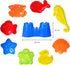 Beach Toys, 19 Piece Sand Toys Set for Kids, Includes Water Wheel, Bucket, Molds, Mesh Bag