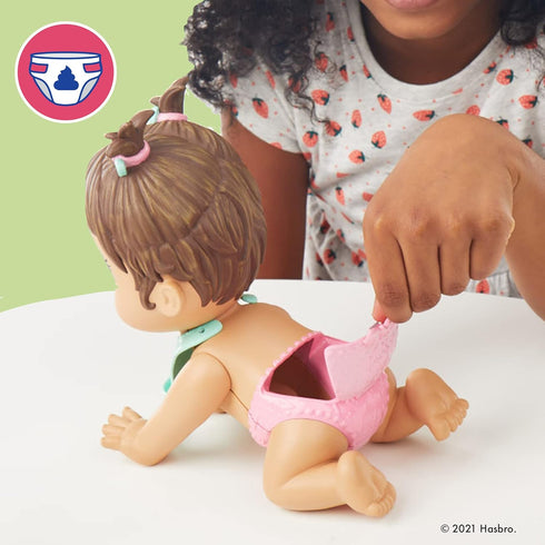 Baby Alive Lil Snacks Doll - Snack-Themed 8-Inch Baby Doll, Eats and Poops, Toy for Kids Ages 3 and Up