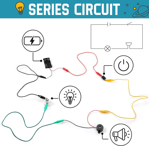 Sntieecr Solar Motor Kit with Electric Circuit, DIY STEM Science Project for Kids, Educational Montessori Learning Kits