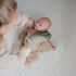 Pack 2 mushie Baby Bath Mitt | Organic Cotton | of (Sea Mist)