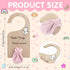 Qunclay Tooth Fairy Tooth Holder Door Hanger Bag Baby Teeth Keepsake Container for Lost Teeth Kids Boys Girl Milk