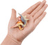 HAPTIME Plastic Assorted Mini Dinosaur Figures, Small Dino Toy, Pack of 12