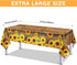 Breling Sunflower Tablecloth Decorations, Plastic Sunflower Picnic Table Cover for Birthday Baby Shower Party Supplies