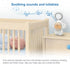 VTech DM1411 Audio Baby Monitor & Portable Soother Dual-Unit Rechargeable Battery, Long Range, Soft-Glow Night Light