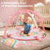 Foryoomi 7-in-1 Tummy 6 XL Large Baby Play Gym Mat, Time Mat, Baby Gym & Ball Pit, Baby Activity Mat with Milestone