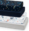 david's kids 4 Pack Fitted Crib Sheets, Ultra Soft Breathable Comfortable Baby