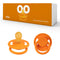 Natural Rubber Pacifier by LoveNoobs, 4 Pack, Pacifiers 0-6 Months, Baby Starter