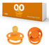 Natural Rubber Pacifier by LoveNoobs, 4 Pack, Pacifiers 0-6 Months, Baby Starter
