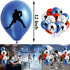 60PCS Latex Balloons Hockey Party Decorations - Birthday Party Supplies Favors for Hockey/Sport Game