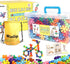 Winlip 330 pcs Building Blocks, Educational Stem Toys, Interlocking Solid Plastic Sets for Preschool Toddlers, Girls &