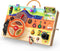 Busy Board Montessori Toys for Toddlers 1-3 with Steering Wheel, Lights &