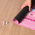 (33 33) TIASUSAN Pink Mahjong Learning Mat with Black Carrying Bag, Anti-Slip, Noise-Reducing Table Cover for Mahjong