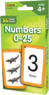 Teacher Created Resources Numbers 0–25 Flash Cards (EP62045), 3-1/8" x 5-1/8"
