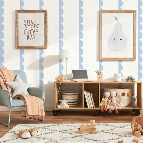 Scallop Border Wall StickerDoor Edge Scallop Decorative Art StickersScallop Peel and Stick