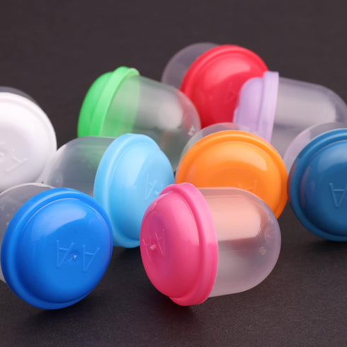 Capsule Vending Machine Translucent Acorn Capsules - 100 pcs 1.1 inch Empty Gumball Machine Capsules for Party Favors &