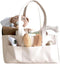 Uniklook Baby Diaper Caddy - Faux Leather -Nursery Storage Bin and Car