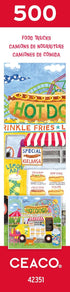 Ceaco Food Trucks Hot Dog Truck II - 500 Piece Jigsaw Puzzle for Food Lovers