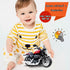 Die Cast Toy Motorcycle, Pull Back Motorcycle with Sounds and Lights, 1:14 Friction Powered Kids Toy Cars, Red Gift