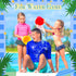 24 Sets 4.7" Summer Pack Summer Sratte Sand Buckets and Shovels Bulk Beach Bucket Plastic Beach Pails Sand Toys