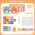 LXDHSRTA 3+ Counting Montessori Math & Spelling Learning Toys for Kids Years -Wooden Number Blocks, ABC Letter Matching
