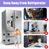 4PCS Self-Adhesive Refrigerator Lock Combination, Child Safety Locks for Kitchen Freezer Door with Password (Black)