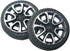 EUDAX 30mmx9mm Plastic Roll Toys Wheel and 2mm Dia Shaft Axles for DIY Toy RC Car Truck (100 Pcs)
