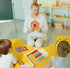 Wooden Abacus for Kids, Math Manipulatives Learning Clock for 5-8 Year Olds, Montessori Educational Math Toys for