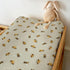 Summer 32''16'' Vintage Bees Changing Pad Covers for Baby Girl Boy Retro Neutral Bees Honey Fitted Changing Table Cover