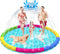 Raxurt Splash Pad - 97 Inch Splash Sprinkler Pad for Kids and Dogs, Durable Dog Pool Bath for Summer Outdoor Fun.