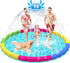 Raxurt Splash Pad - 97 Inch Splash Sprinkler Pad for Kids and Dogs, Durable Dog Pool Bath for Summer Outdoor Fun.