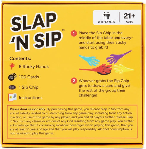 The Viral Sticky Hand Game - Fun Adult Drinking Game for Parties