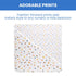 Delta Children 100% Cotton Flannel Baby Receiving Blankets for Girls and Boys – 30x30 Inches (Pack of 2), Space