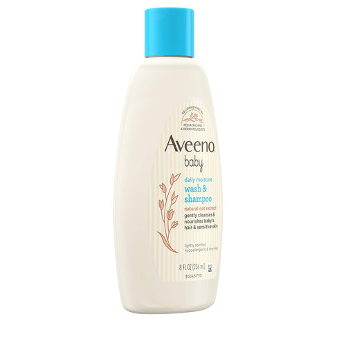 Aveeno Baby Wash & Shampoo, Tear-Free, Fresh, 8 Oz
