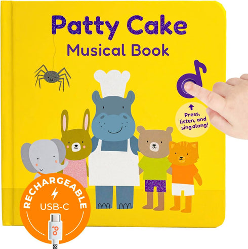 Cali's Books Patty Cake Nursery Rhymes, Interactive Sound Book for 1 Year Old, Perfect Gifts for Toddlers