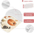 YETTASBIN Pumpkin Bird Muslin Baby Burp Cloth, Super Soft Absorbent Cotton Burp Rag Baby Bibs Feeding Cloth for Newborn