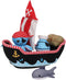 Manhattan Toy Neoprene Pirate Ship 5 Piece Floating Spill n Fill Bath