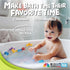 BUNMO Suction Bath Toys 44 Pack - Connect, Build, Create, No Mold Bath Toy for Fine Motor Skills and Sensory Play