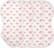 Maunzc Pink Bows Muslin Burp Cloths for Baby 4-Layer Absorbent Cotton Large 22"