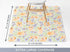 WOMUMON 51 Inch Splat Mat for Under High Chair/Arts/Crafts, Waterproof and Anti-Slip Splash Mat Floor Protector