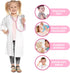 Kids Doctor Kit, 8 Pieces Playset with Medical Storage Bag & Real Stethoscope for Boys Girls Aged 3-6