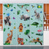 Amaonm Creative Giant Removable Cartoon Zoo Wild Jungle Animals 3D DIY Wall Decals for Kids Bedroom, Living Room,