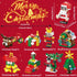 18 Pack Sets JOICEE Christmas Ornaments Building Blocks, Xmas Tree Ornaments Building with Strings Hanging Decoration