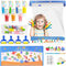 Funto Kids Washable Finger Paint Set, 25 PCS Non Toxic Art Painting