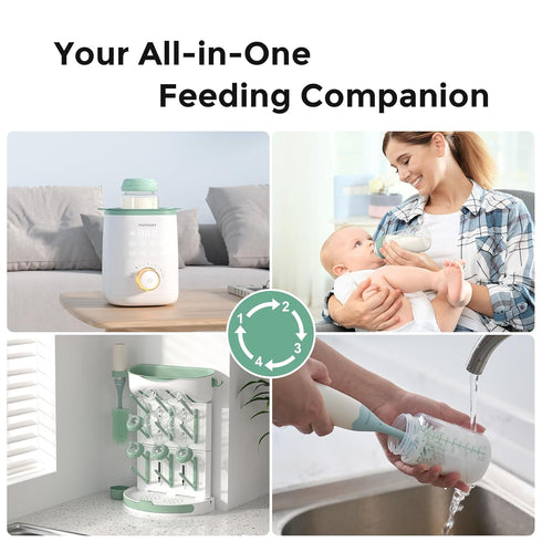 Momcozy Momcozy Set Natural Baby Bottle & Bottle Brush