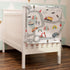 Cartoon Road Car Vehicles Baby Blanket, City Roadway Truck Boat Mountain Forest, Soft Swaddle Blanket 30x40
