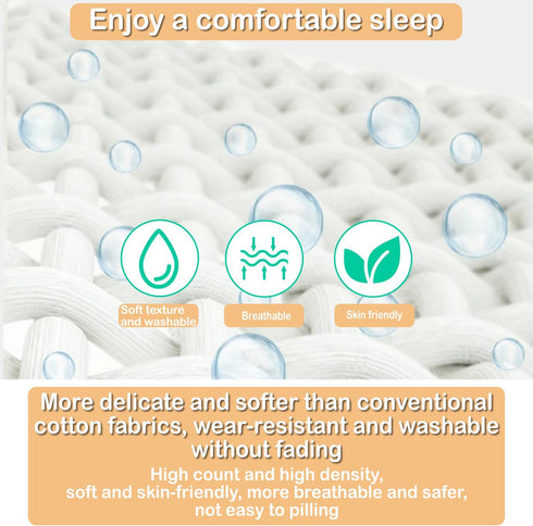 Oskeray Pregnancy Pillow for Pregnant Women, Soft Maternity Pillow with Detachable & Adjustable, Pillow with Pillow
